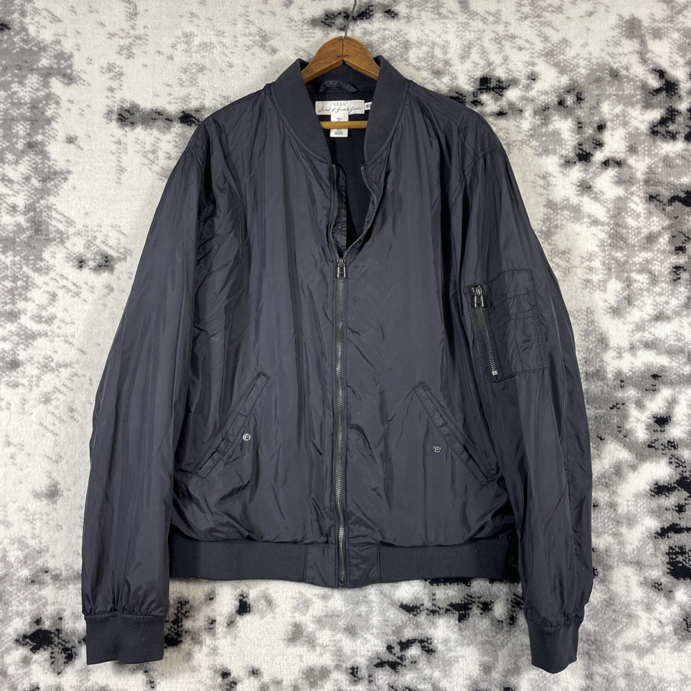 Label Of Graded Goods LOGG Jacket Mens Size Large Bomber Zip Snap‎ Vintage